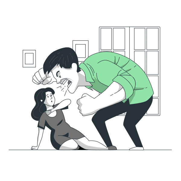 Illustrazione violenza economica