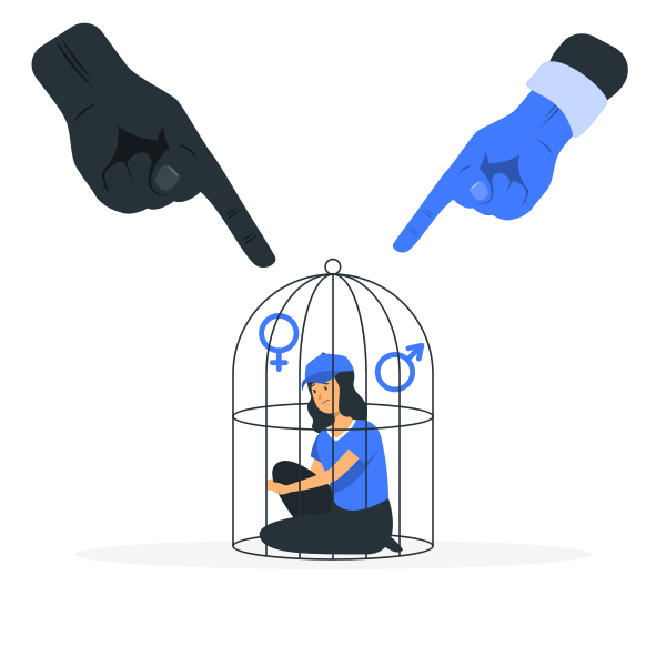 Illustrazione violenza fisica